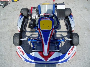 Vendo kart alpha + x30 con  apenas 2 horas de diciembre 2007