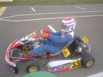 Kart icc 125cc rosso korsa tmk9