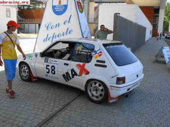 Se cambia 205 gti de rallye asfalto por kart
