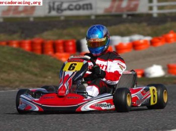 Se vende wright kart con motor vortex kf2 
