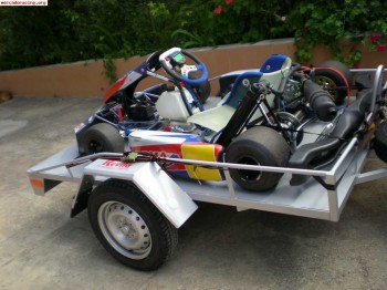 Vendo kart alpha + x30 todo como nuevo de finales de noviemb