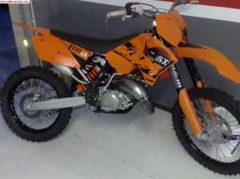 Vendo ktm 125 sx 2006 o cambio por kart 125 6 vel.