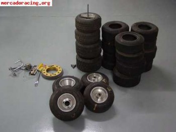 Vendo lote de neumáticos, desarrollos y alguna pieza más de 