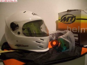 Casco karting homologado mt sa2005 sin estrenar, talla m