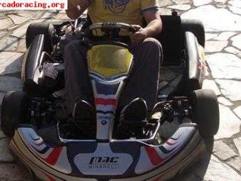 Se vende o cambia kart minarelli con motor tm k9b