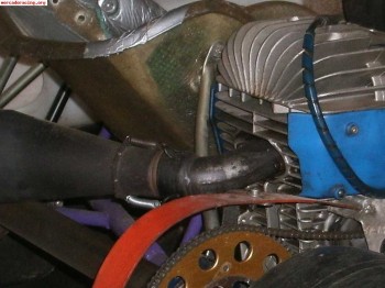 Motor iame parilla 100cc con embrague.