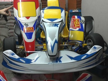 Kart topkart motor comer 100 refri por agua con dos carrocer