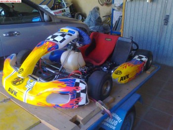 Vendo o cambio kart de competicion de marchas con remolque .