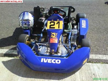 Kart rotax max 125 sodikart con remolque y equipación.