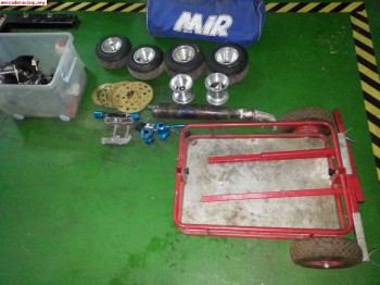 Llantas, carro y material de intrepid 80cc