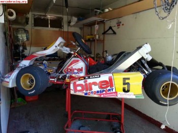 Vendo chasis birel ry-30 con motor tm de kz2