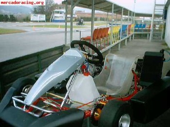 Kart con k9b con muy poco uso, piston nuevo.