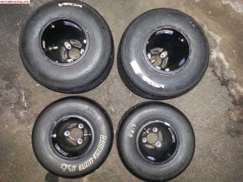 Neumaticos de kart vega blanca,verde y amarilla  desde 30eur