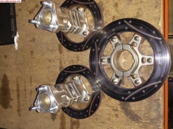 Disco freno con portadiscos y bujes