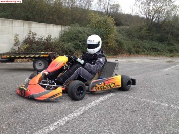 Kart intrepid tm k9c preparado carro con papeles equipo comp