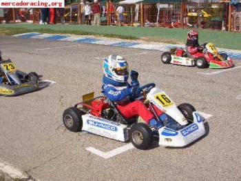 Vendo karting alevin por cambio de categoria