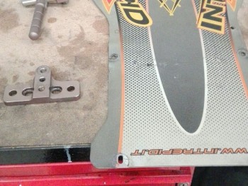 Se vende bandeja pies, tensor motor y reposapiés intrepid