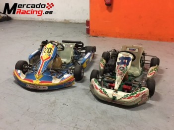 Pareja karts 80cc y 125cc