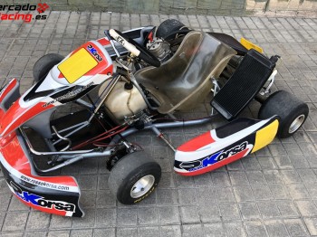 Se vende kart kz 125 rosso corsa 6v