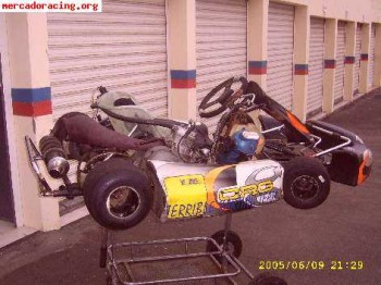 Se cambia o se vende kart crg 125 icc 6 velocidades
