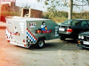 Vendo remolque cerrado karting totalm. galvanizado y a medid