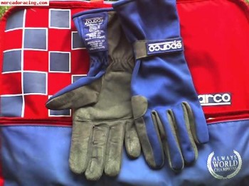 Costillar sparco y guantes