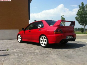 Lancer evolution 8 mr  nacional  recoje coche rallies 