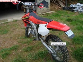 Vendo o cambio honda crf 450 matriculada!!!!
