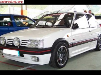 Vendo o cambio 205 gti impoluto