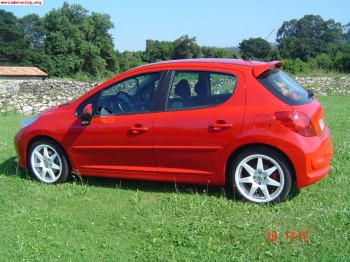 Peugeot 207 1.6 16v 120cv rojo 