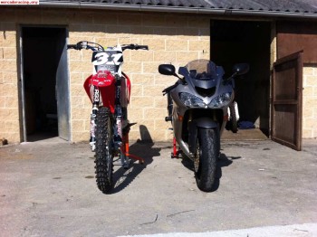 Cambio kawasaki zx10r y honda crf 250