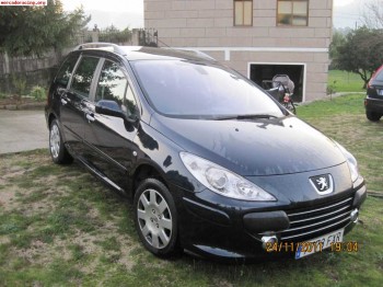 Vendo peugeot 307 sw 1.6hdi 110cv 11/2007, 7 plazas, 7900 €.