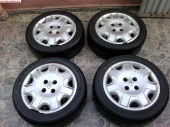 4 neumáticos 195/50 r15 hankook ventus sport   4 llantas con