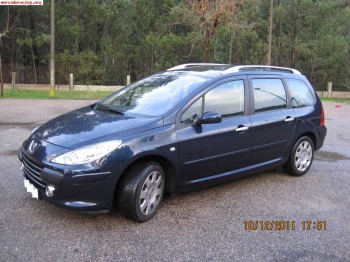 Vendo peugeot 307 sw 1.6hdi 110cv año 2008, 7 plazas, 6500 €