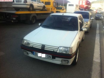 Peugeot 205 gti catalizado