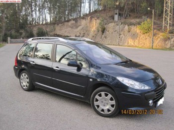 Vendo peugeot 307 sw 1.6hdi 110cv año 2008, 7 plazas, 6500 €