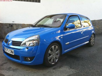 Clio sport 182 azul pitufo