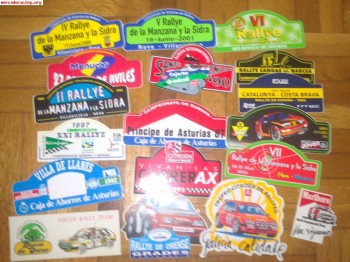 Pegatinas de rallyes