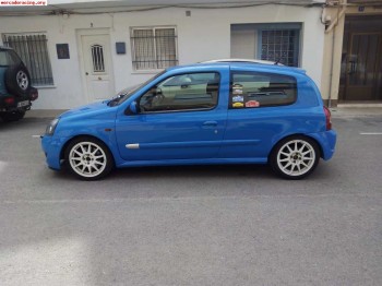 Clio sport fase 2 azul pitufo 4000€