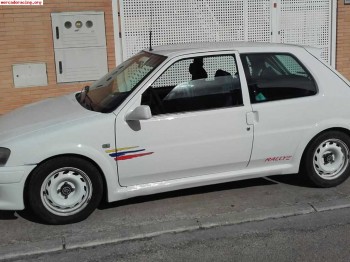 106 rallye recién restaurado.