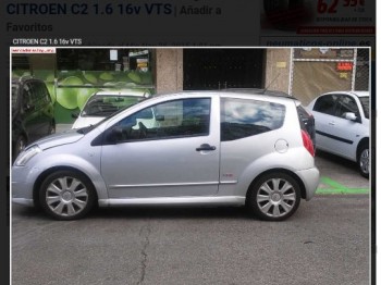 Citroen c 2 1.6 16v vts