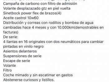 206 gti con muchos extras