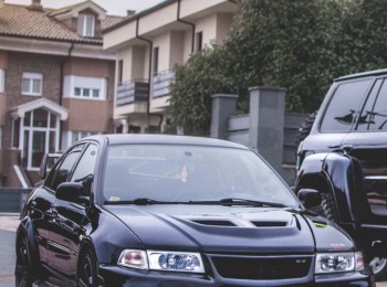 Mitsubishi lancer evolution 6 rs2 black diamond