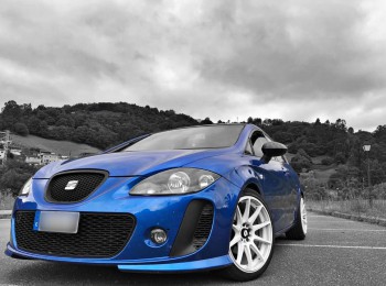 Seat león tdi 105 cv azul subaru año 2011 140000 km jr 18 eibach