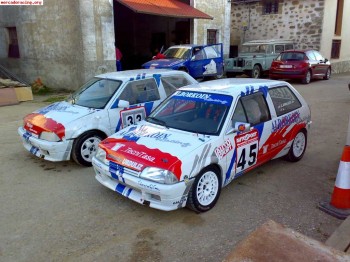 Se venden 2 llantas de ax con neumaticos de tierra 100 eur