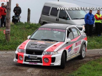 Mitsubishi lancer evo 5  campeon de españa de gr a 2013