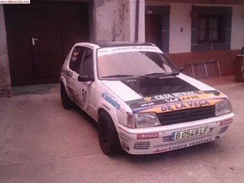 Se cambia 205 rallie por saxo