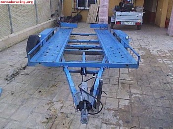 Vendo remolque 2 ejes, 1300 kg, basculante 1400 €