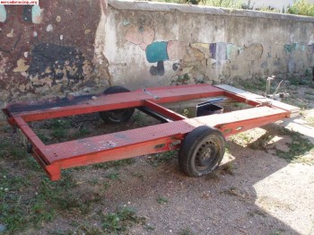 Remolque de un eje economico