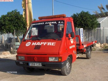 Grua renault master 3.500 plataforma monza